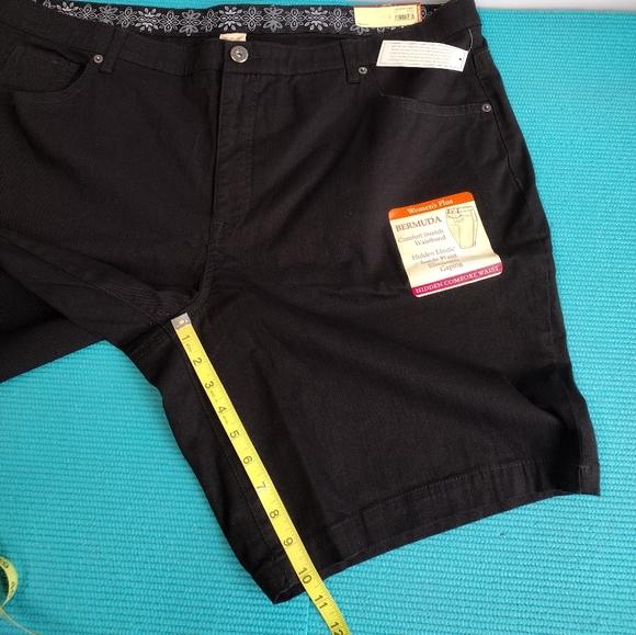 Faded Glory Comfort Stretch Waistband Womens Bermuda 26W - Picture 9 of 9